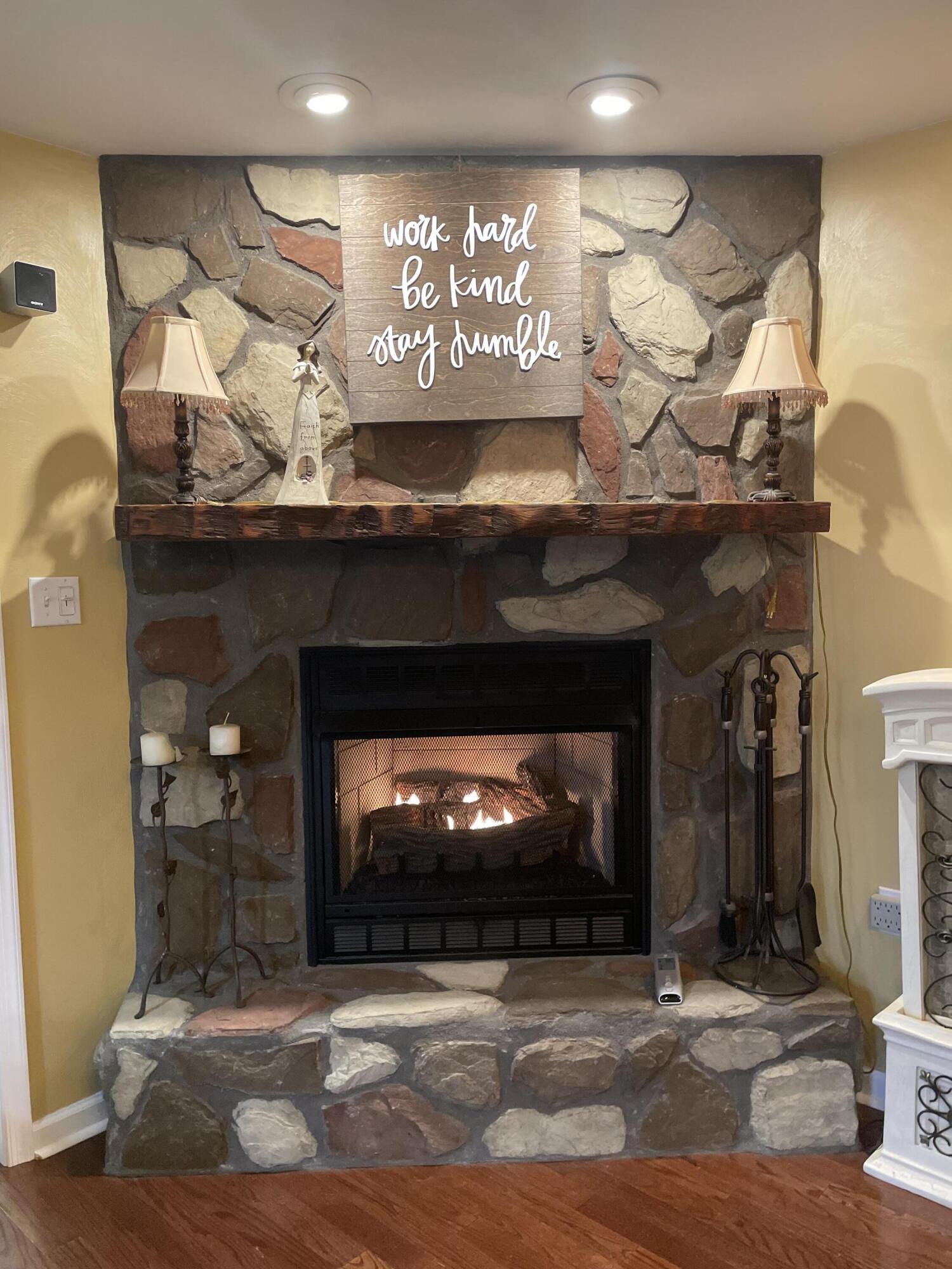 1236 Carroll Road Goodview, VA 24095 - Photo 43 of 65 downstairs Fireplace