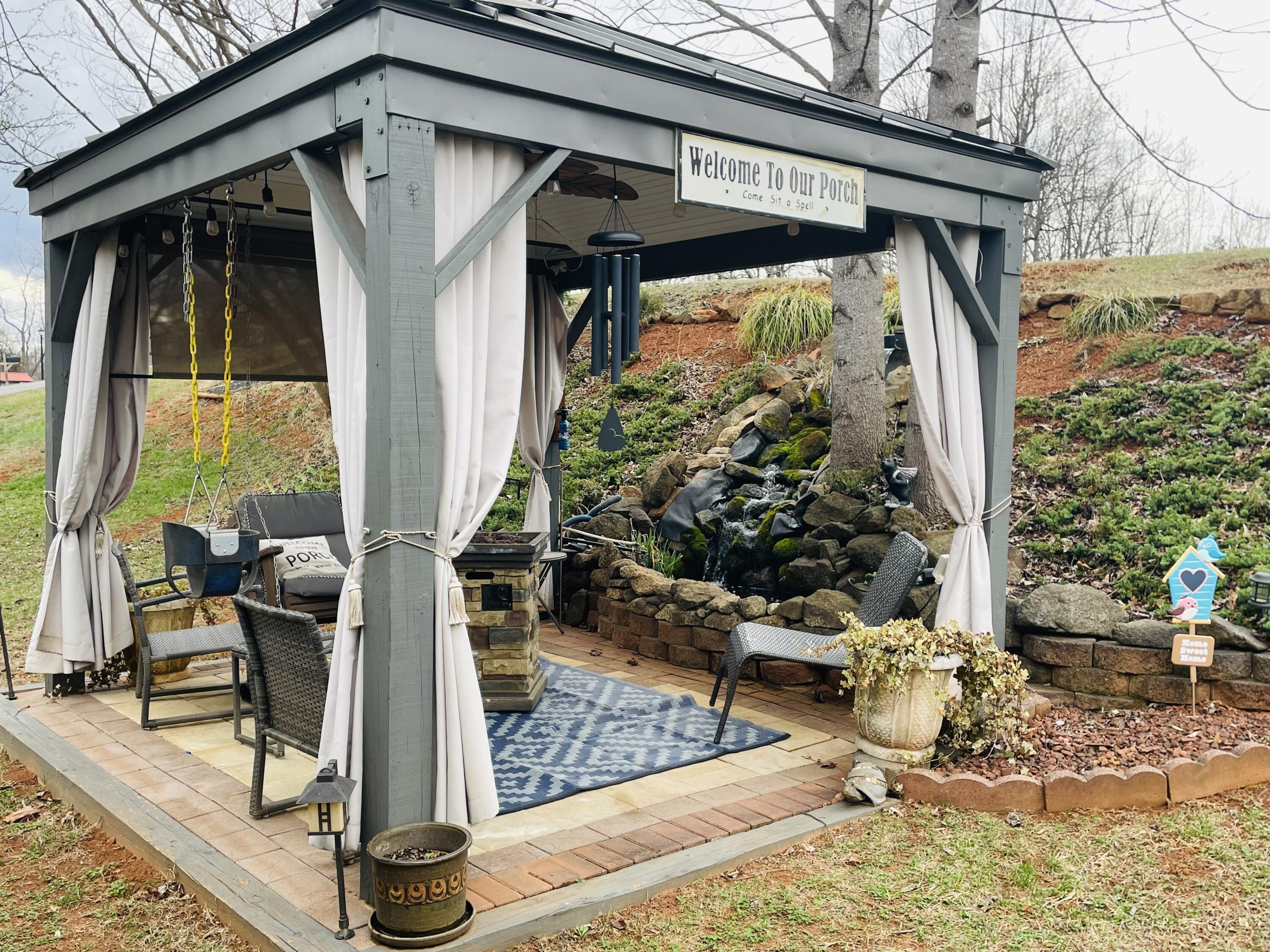1236 Carroll Road Goodview, VA 24095 - Photo 64 of 79 outside seating:gazebo