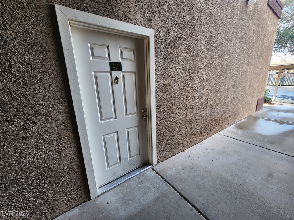 231 West Horizon Ridge Parkway, Unit 417 Henderson, NV 89012 - Photo 3 of 45 Property entrance with stucco siding