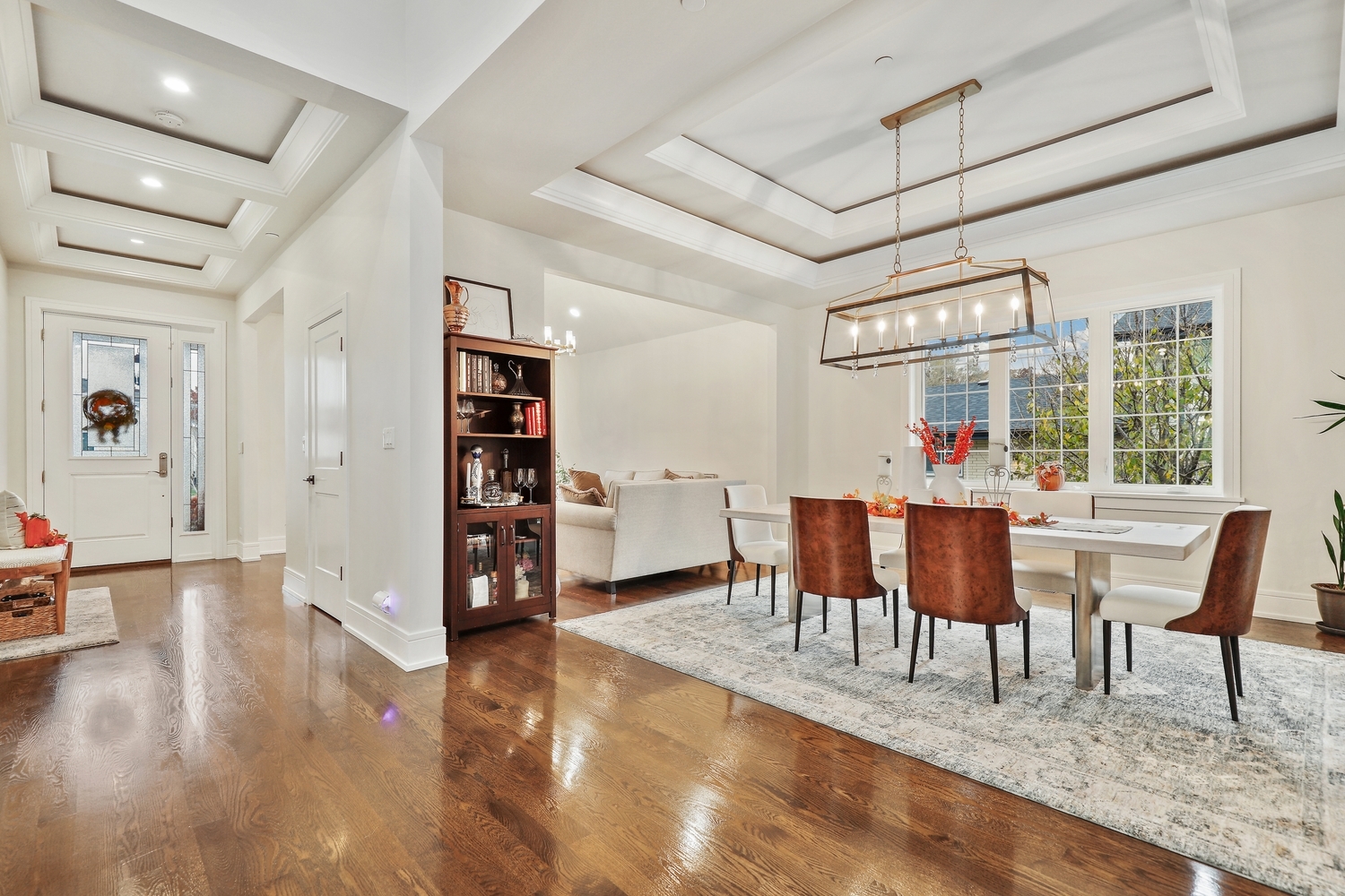 8318 West 91st Street Hickory Hills, IL 60457 - Photo 2 of 29 a view of a dining room with furniture and a table