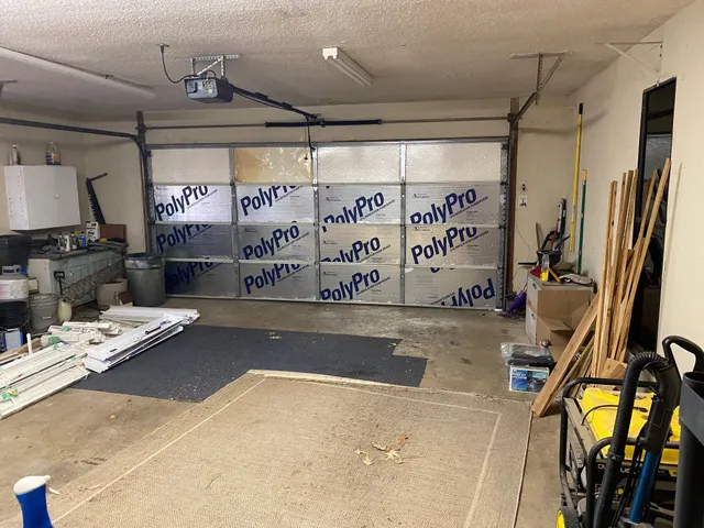 a large room with lots of wooden furniture