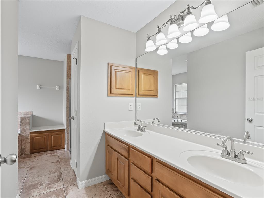 8234 Highway 301 Bushnell, FL 33513 - Photo 16 of 52 a bathroom with a sink a vanity and a mirror