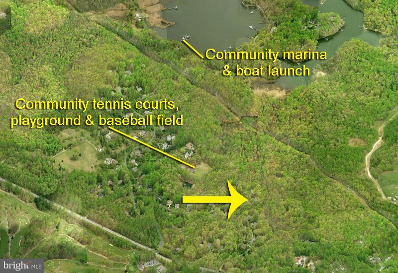 1629 Wyatts Ridge Road Crownsville, MD 21032 - Photo 26 of 28 Aerial showing community tennis & pier