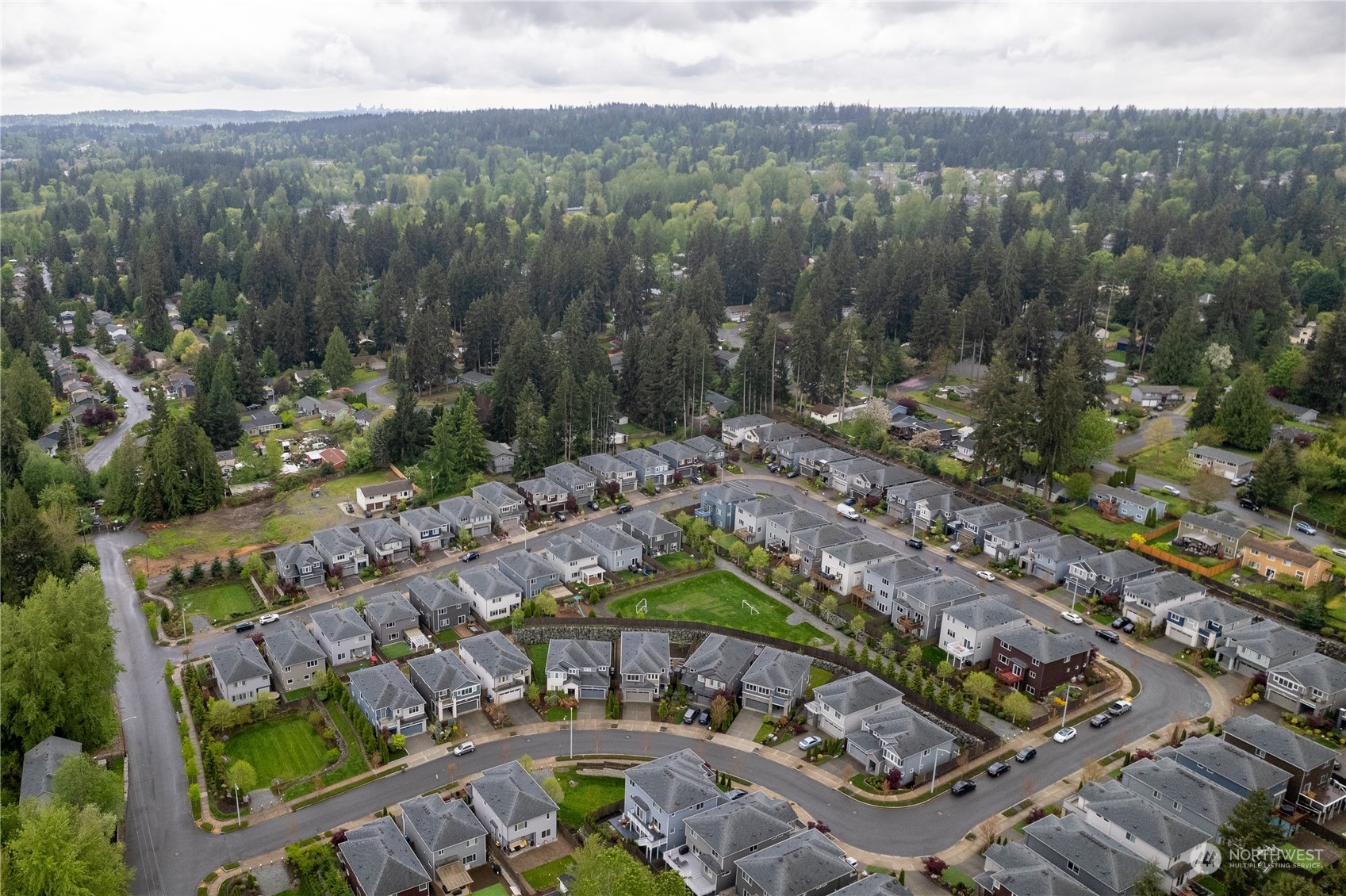 1218 198th Place Southeast Bothell, WA 98012 - Photo 36 of 38 a view of a city with lush green forest