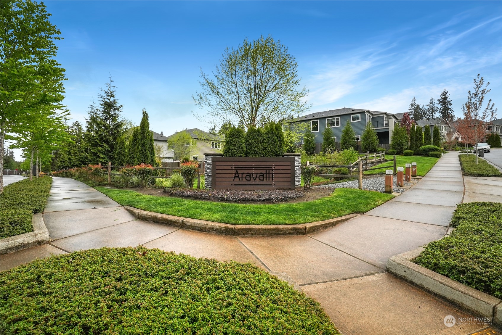 1218 198th Place Southeast Bothell, WA 98012 - Photo 38 of 38 a view of a garden with a fountain