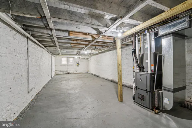a view of a storage room