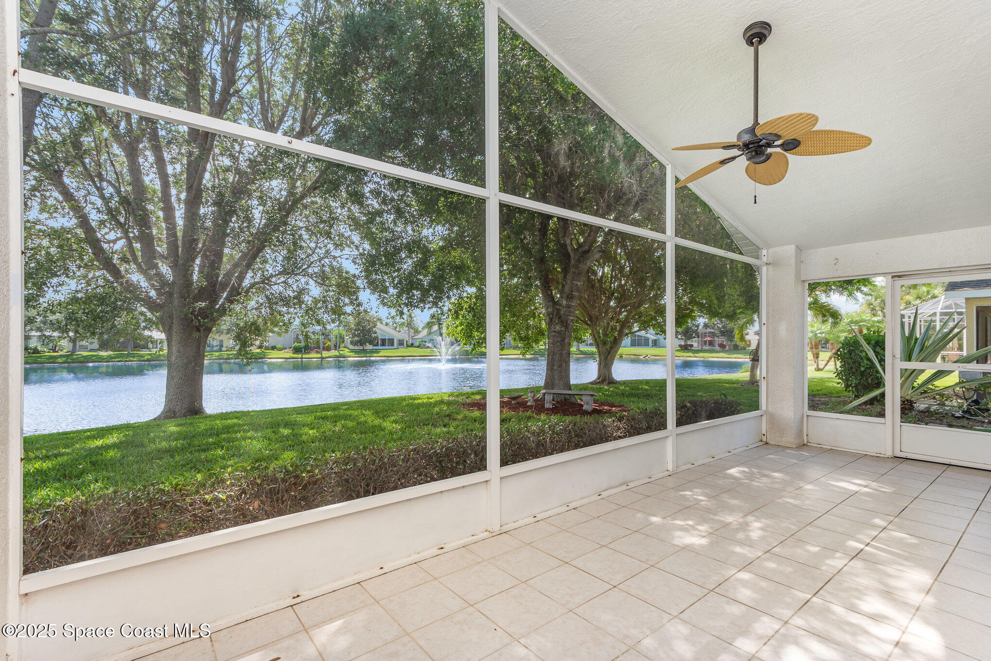 2597 Addington Circle Rockledge, FL 32955 - Photo 22 of 28 a view of a deck with a backyard