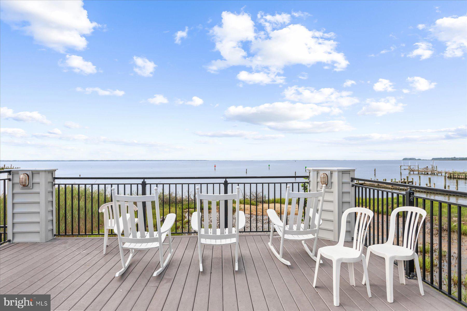 3336 Blackbeard Road Greenbackville, VA 23356 - Photo 25 of 51 a view of a balcony with wooden floor