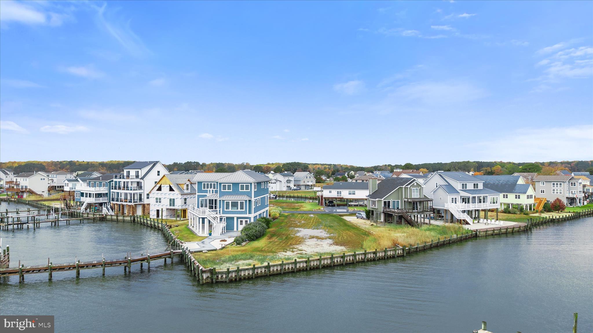 3336 Blackbeard Road Greenbackville, VA 23356 - Photo 4 of 51 a view of a lake with a city