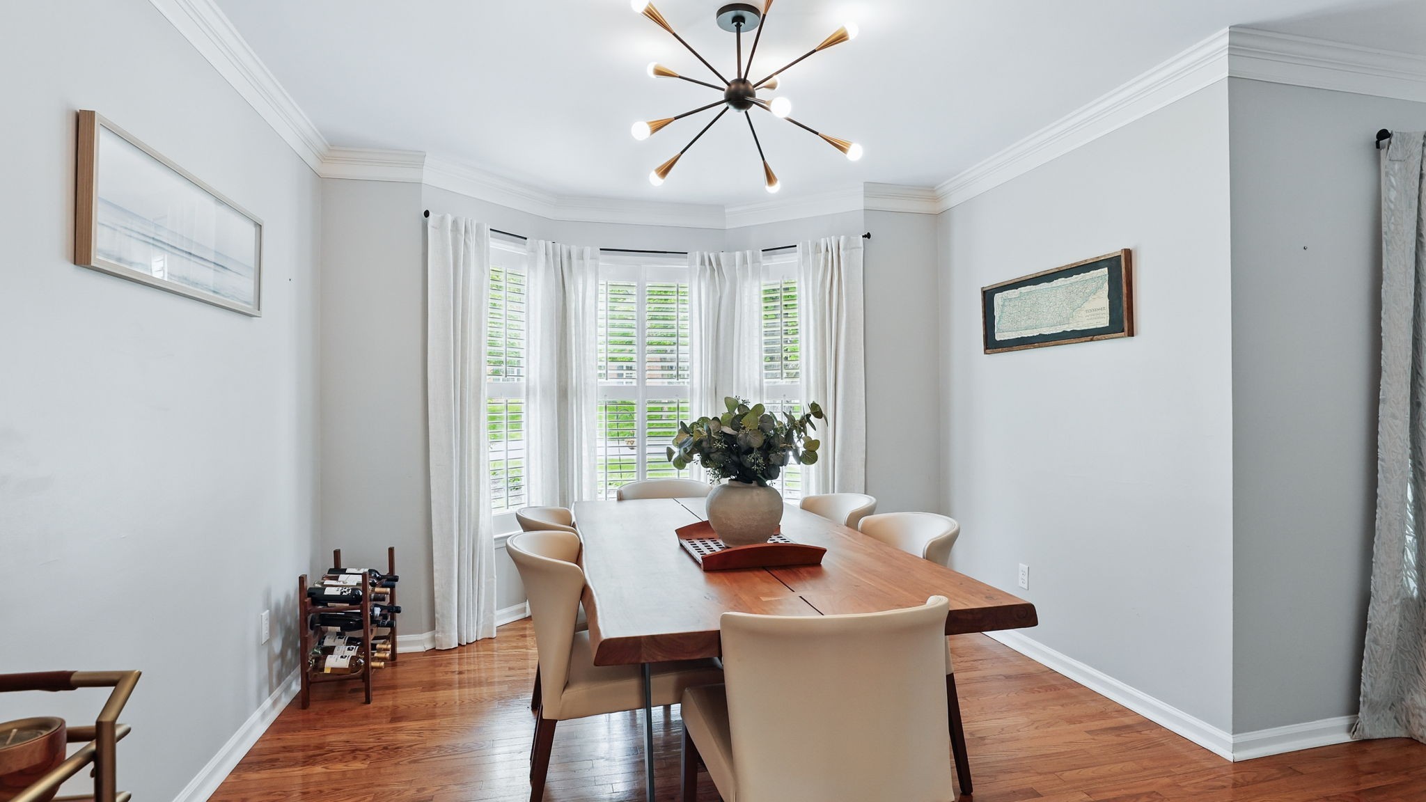 1719 Waterford Road Murfreesboro, TN 37129 - Photo 19 of 55 a view of a dining room with furniture window and wooden floor