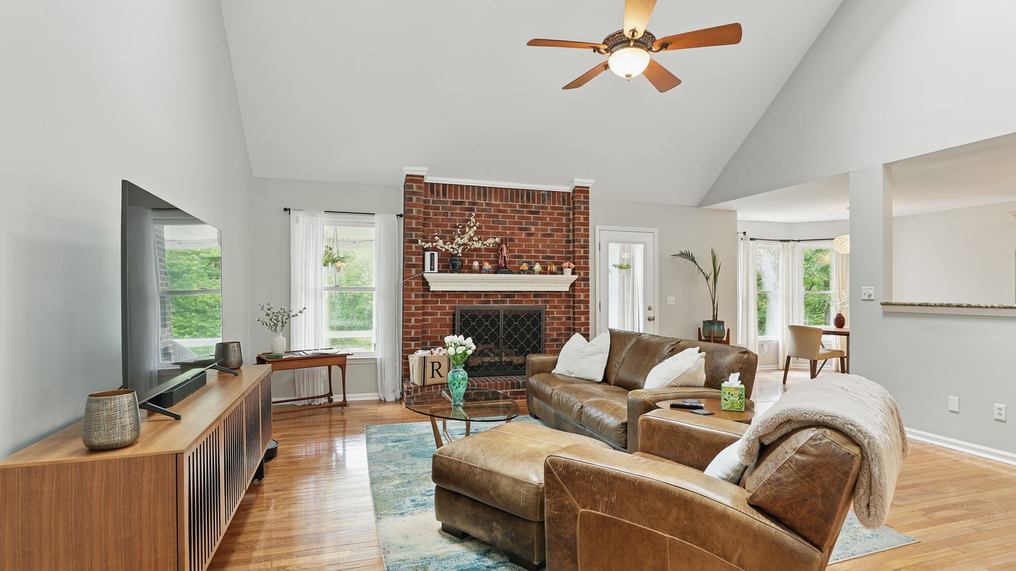 1719 Waterford Road Murfreesboro, TN 37129 - Photo 31 of 55 a living room with furniture ceiling fan and a window