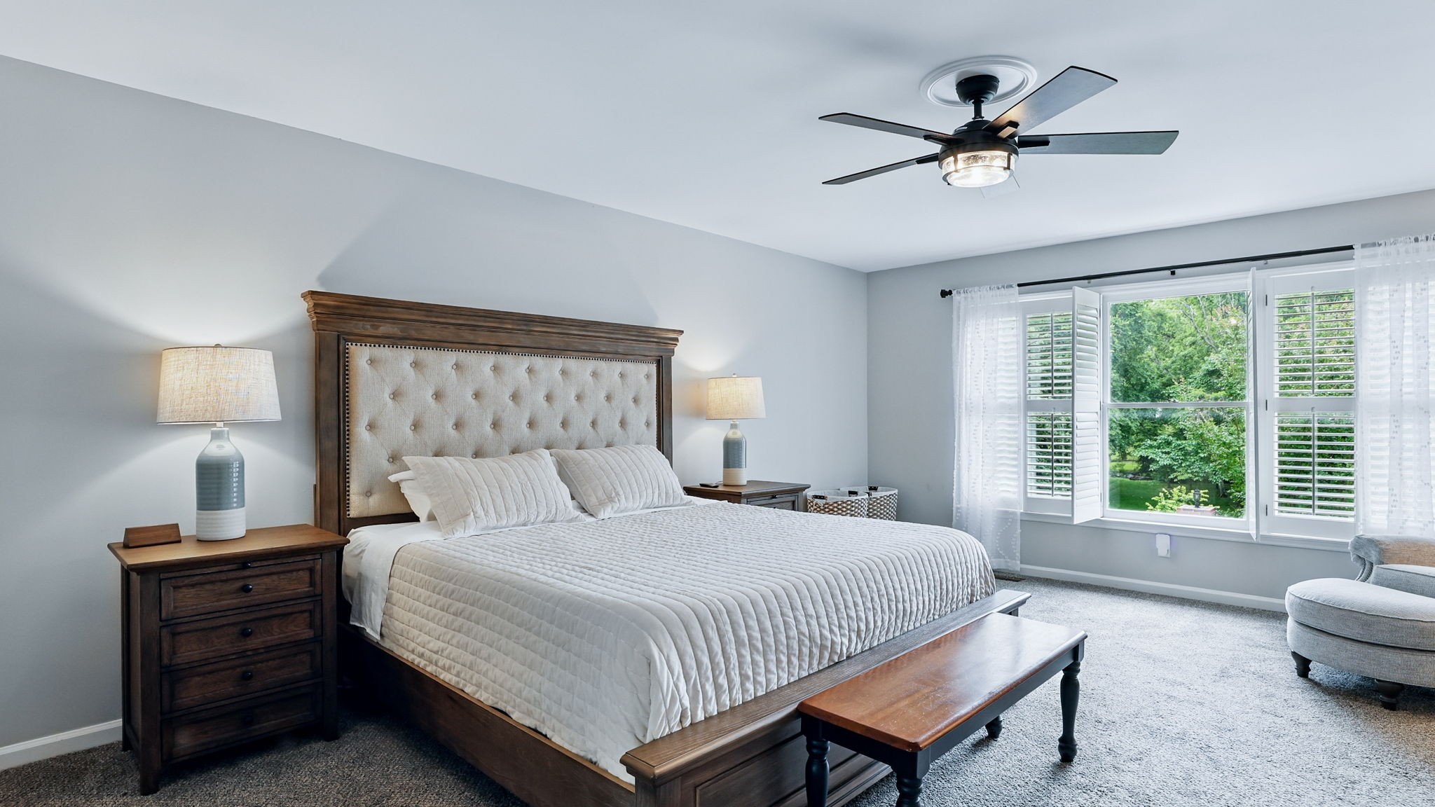 1719 Waterford Road Murfreesboro, TN 37129 - Photo 34 of 55 a bedroom with a bed a couch and a window