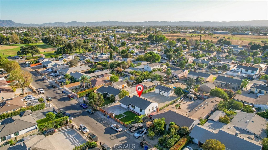 8879 Morehart Avenue Sun Valley, CA 91352 - Photo 13 of 13 an aerial view of a city with lots of residential buildings