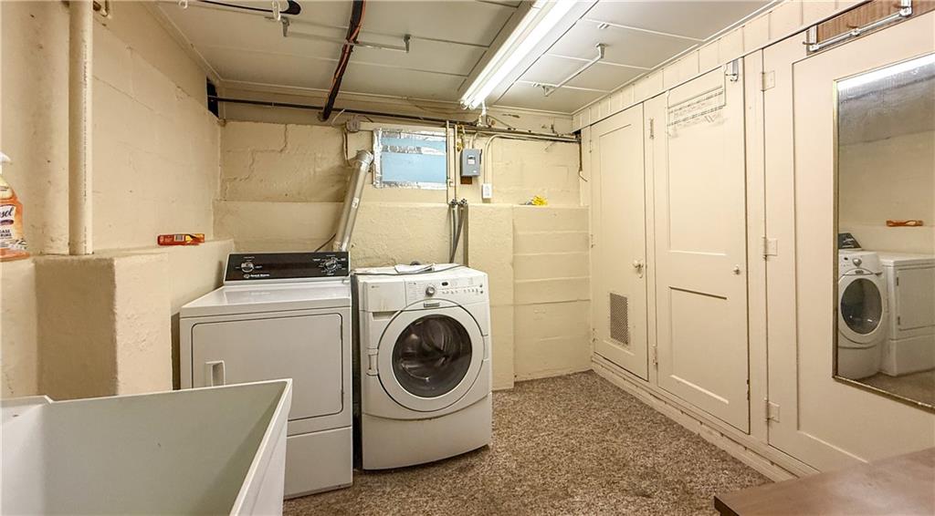 122 Lower Troy Hill Road Kittanning, PA 16201 - Photo 26 of 42 a utility room with dryer and washer