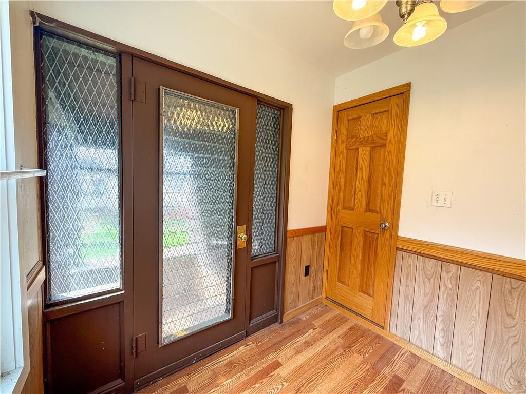 122 Lower Troy Hill Road Kittanning, PA 16201 - Photo 3 of 42 a view of front door with wooden floor