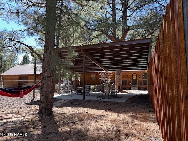 207 Blue Rdg Road Mormon Lake, AZ 86038 - Photo 47 of 65 Covered Entertaining Place