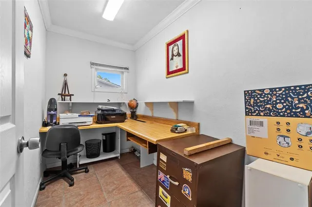 a room with storage and utility