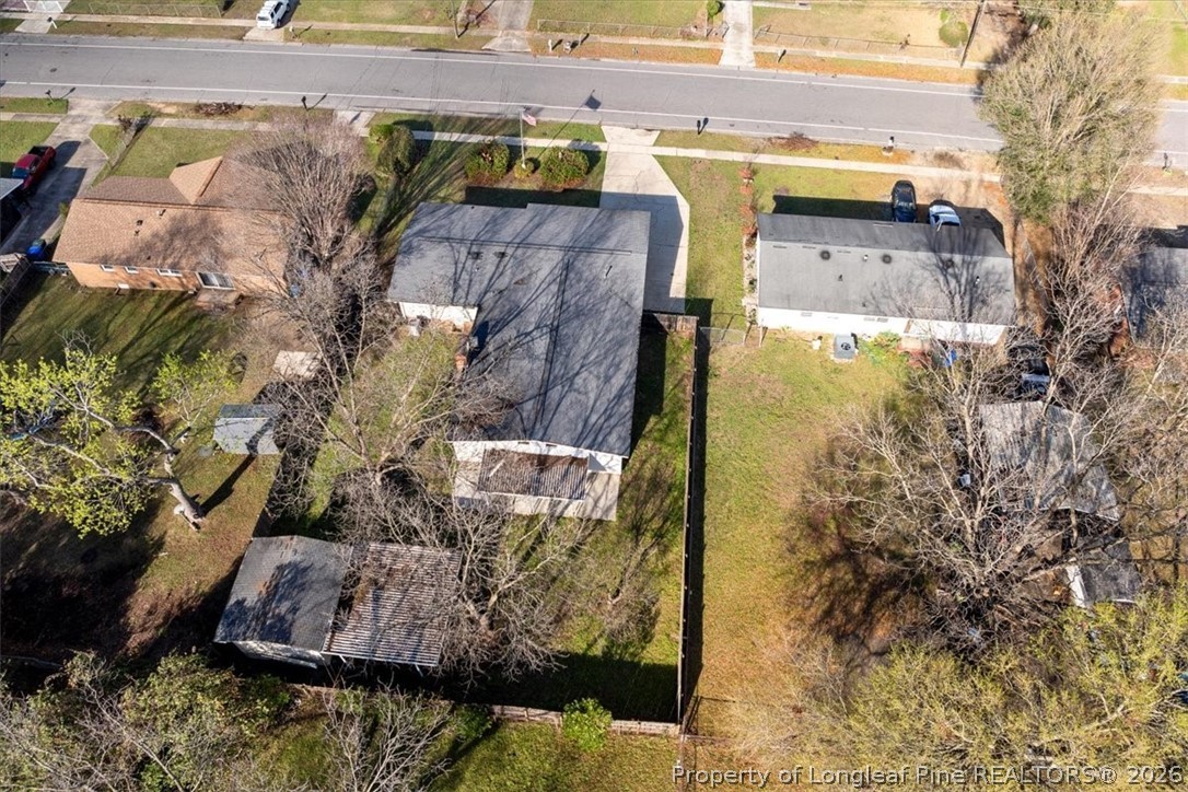 742 Newport Road Fayetteville, NC 28314 - Photo 43 of 47 742 Newport - Back of Home - Arial View