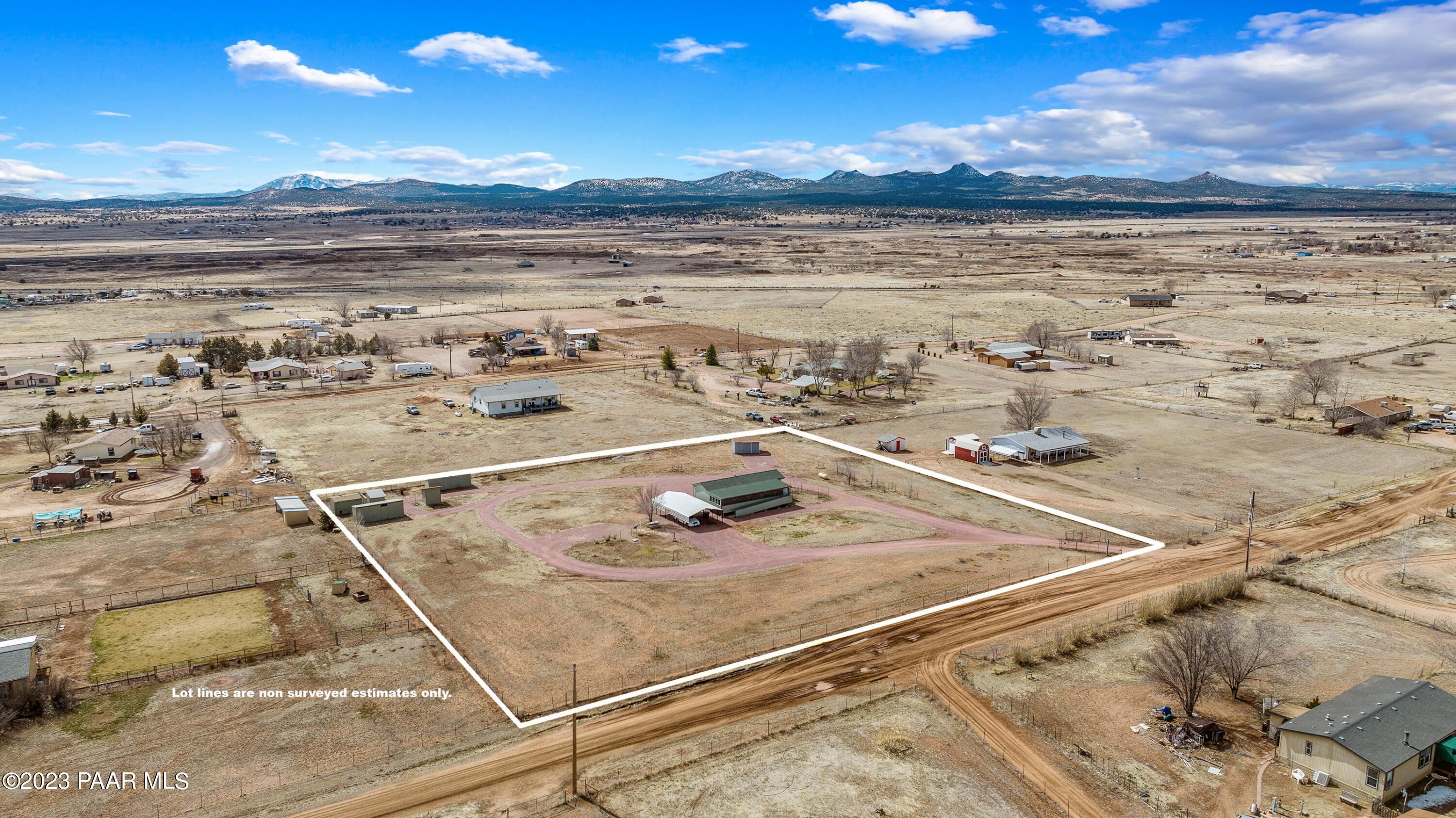 1255 West Brand Iron Road Paulden, AZ 86334 - Photo 22 of 24 022_Aerial 2 Lot Lines
