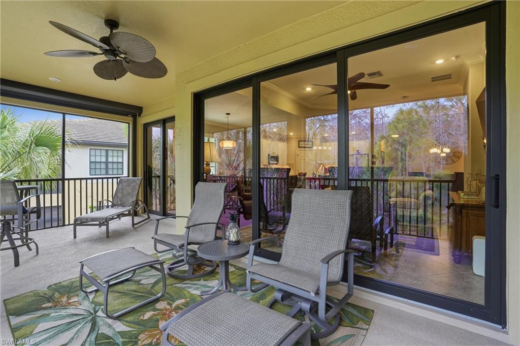 10505 Casella Way, Unit 202 Fort Myers, FL 33913 - Photo 42 of 50 a view of a dining room with furniture window and outside view