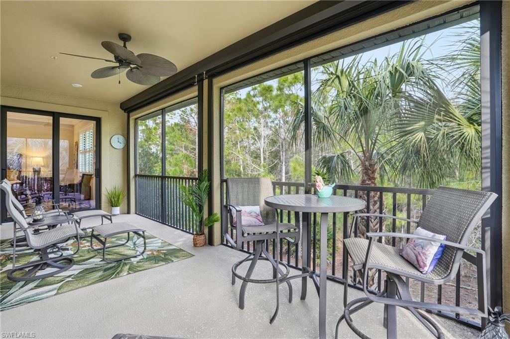 10505 Casella Way, Unit 202 Fort Myers, FL 33913 - Photo 45 of 50 a view of a dining room with furniture window and outside view
