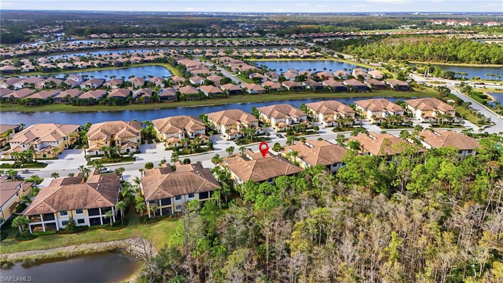 10505 Casella Way, Unit 202 Fort Myers, FL 33913 - Photo 48 of 50 an aerial view of a city with lake view