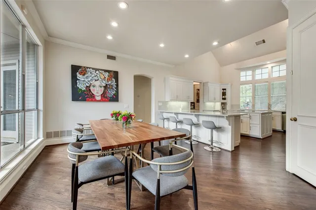 a room with furniture and wooden floor