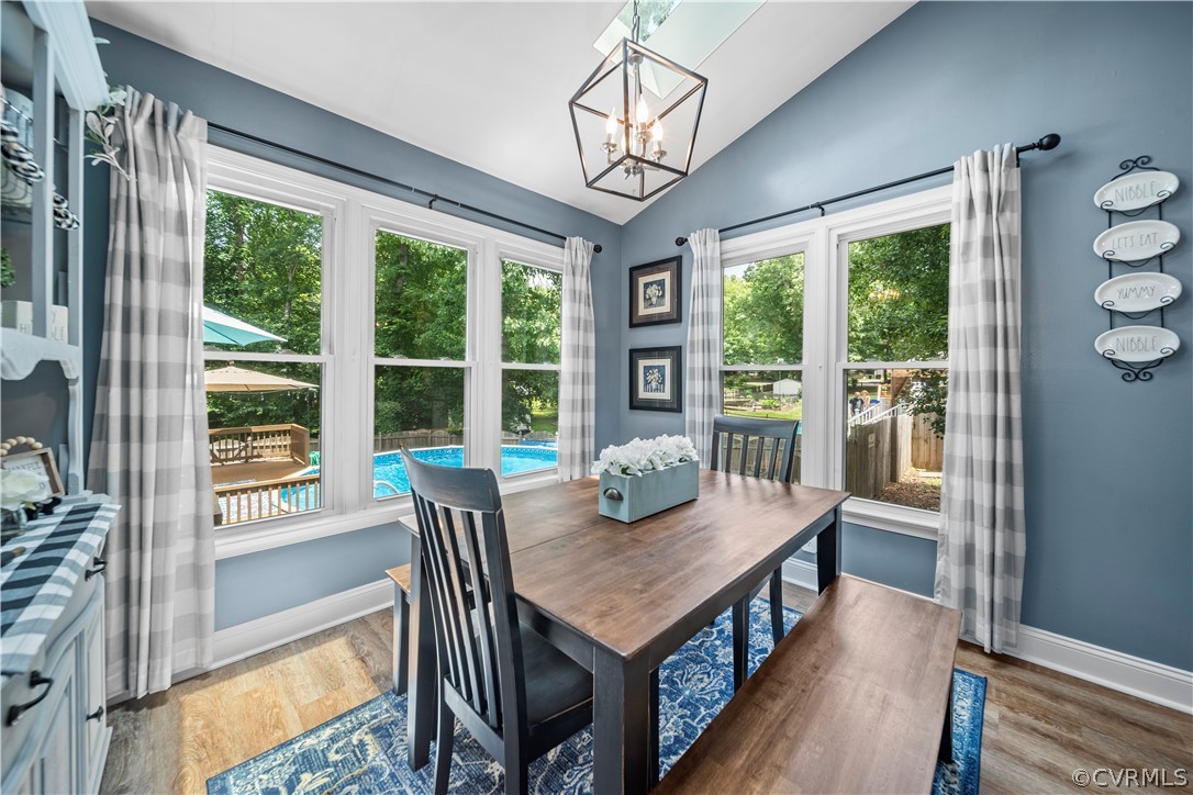 10806 Ridgerun Road Chesterfield, VA 23832 - Photo 16 of 48 a view of a dining room with furniture window and outside view