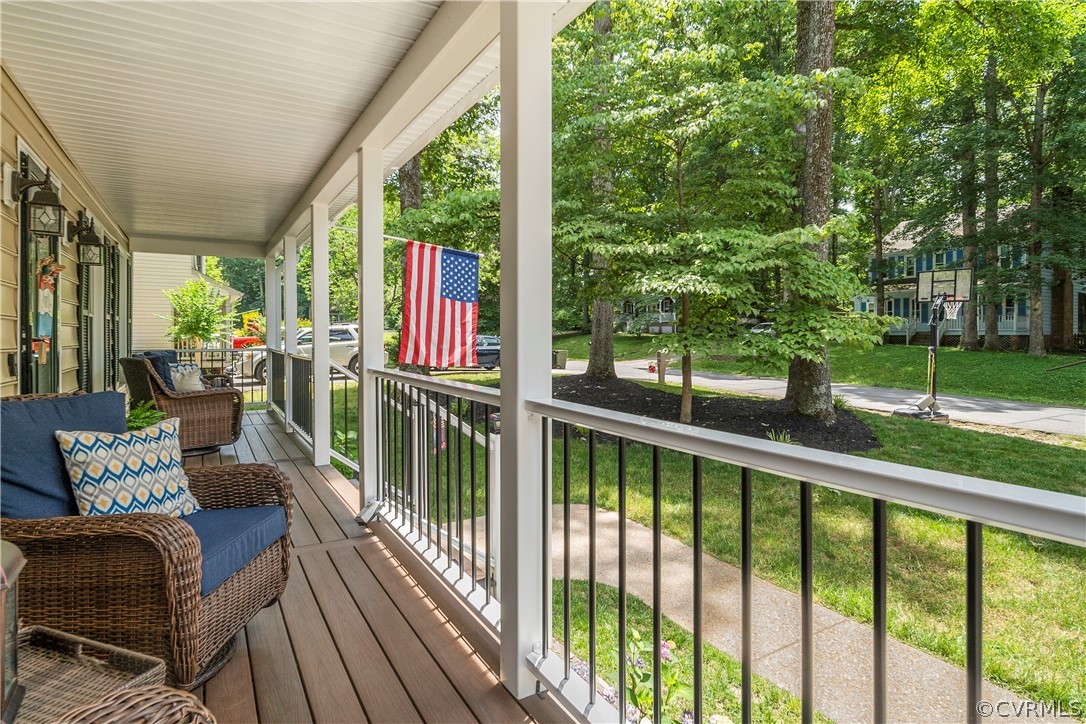 10806 Ridgerun Road Chesterfield, VA 23832 - Photo 4 of 48 a view of a two chairs in the balcony