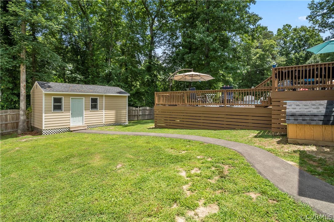 10806 Ridgerun Road Chesterfield, VA 23832 - Photo 48 of 48 a view of house with backyard space and balcony