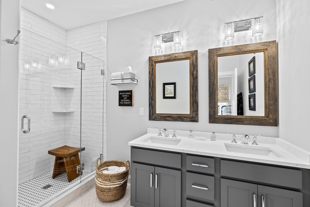 31 Farm Road Plymouth, MA 02360 - Photo 18 of 37 a bathroom with a toilet sink and mirror
