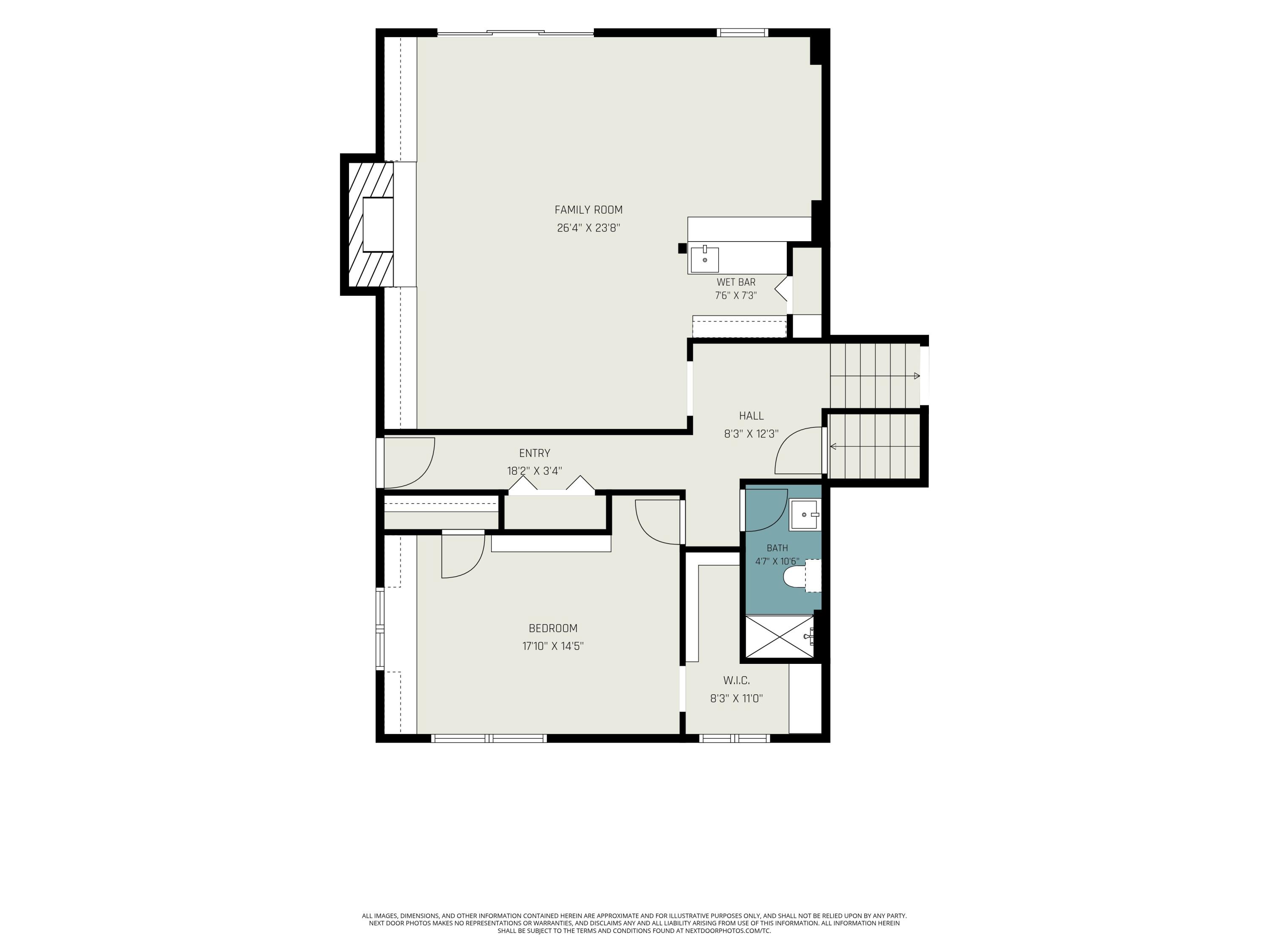 8735 Glen Nevis Road Northeast Ada, MI 49301 - Photo 53 of 54 Lower Level Walk-out Floor Plan