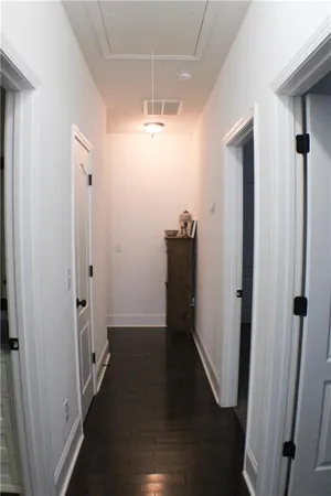 wooden floor in a gallery