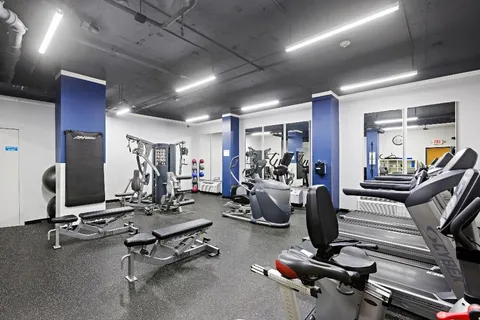 a view of store room with racks