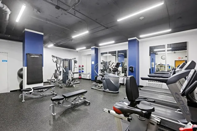a view of store room with racks