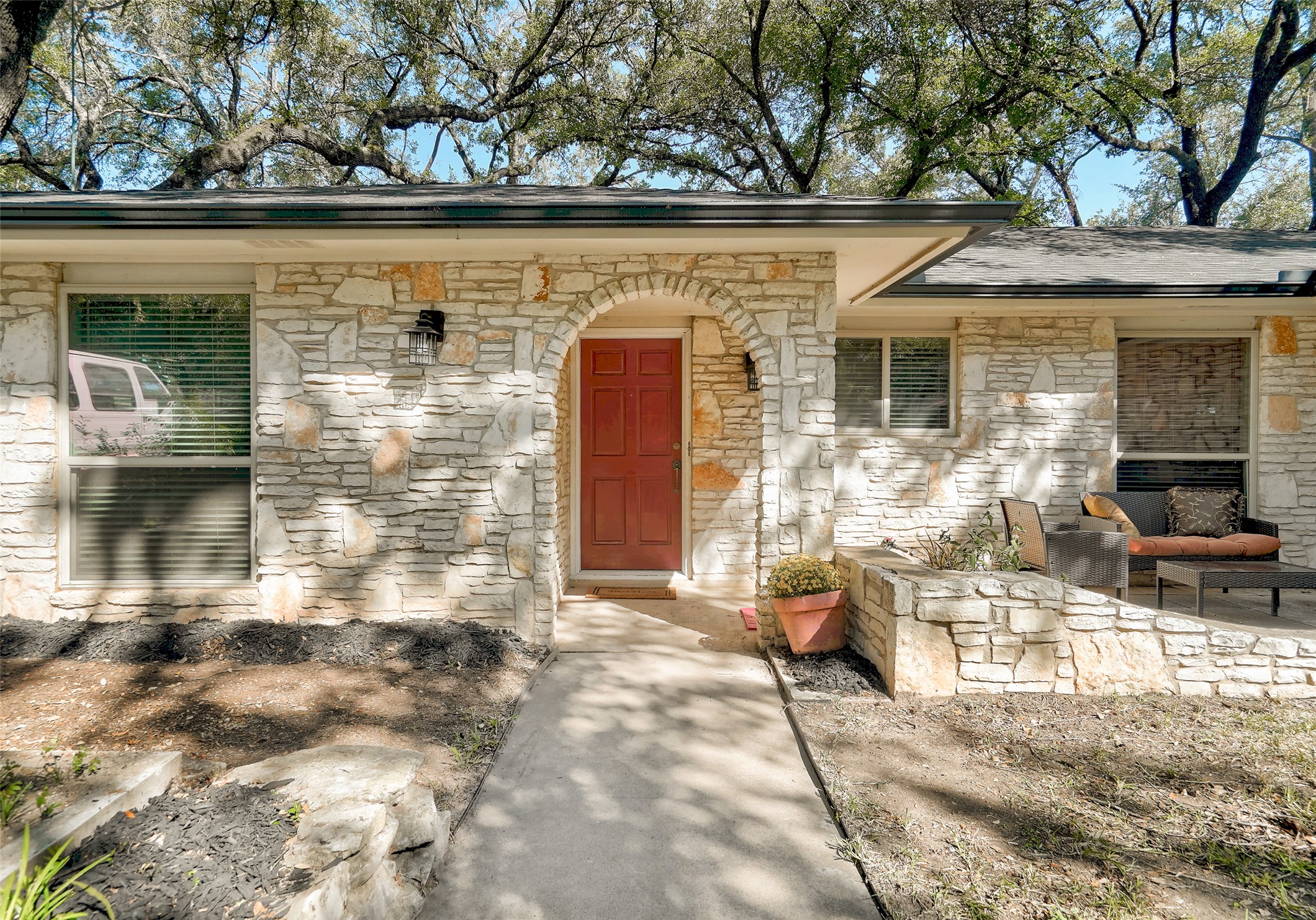 1105 North Riviera Circle Cedar Park, TX 78613 - Photo 4 of 32 a front view of a house with garden