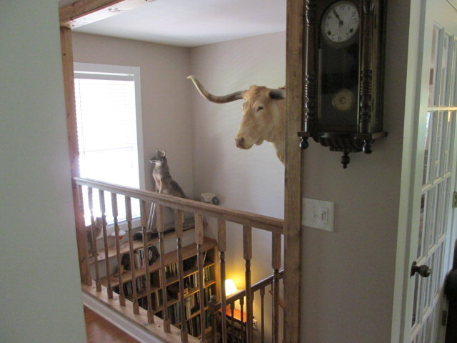 201 Dye Road Gray, GA 31032 - Photo 16 of 20 a view of staircase with railing and white walls