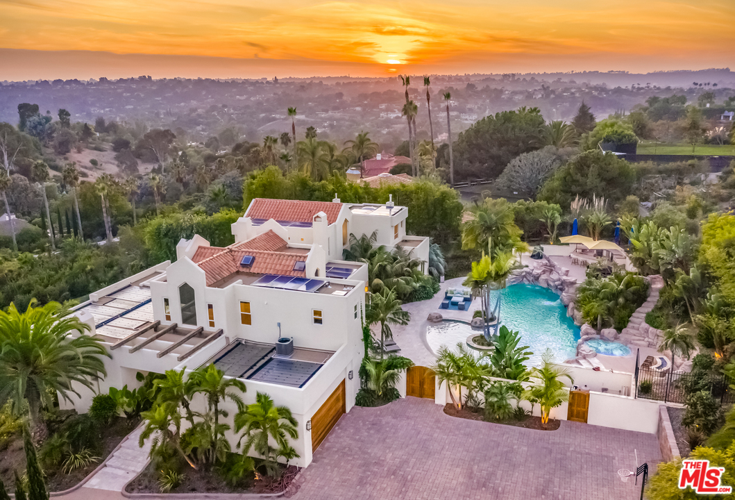 1264 Rancho Encinitas Drive Encinitas, CA 92024 - Photo 23 of 25 an aerial view of a house with a garden