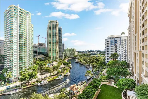 a view of a city with tall buildings