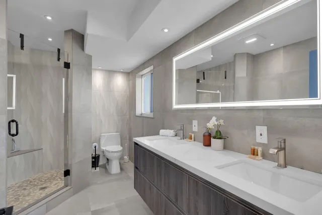 a front view of building with yard