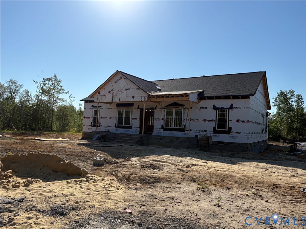 14915 Lebanon Road Disputanta, VA 23842 - Photo 2 of 6 a front view of a house with a yard