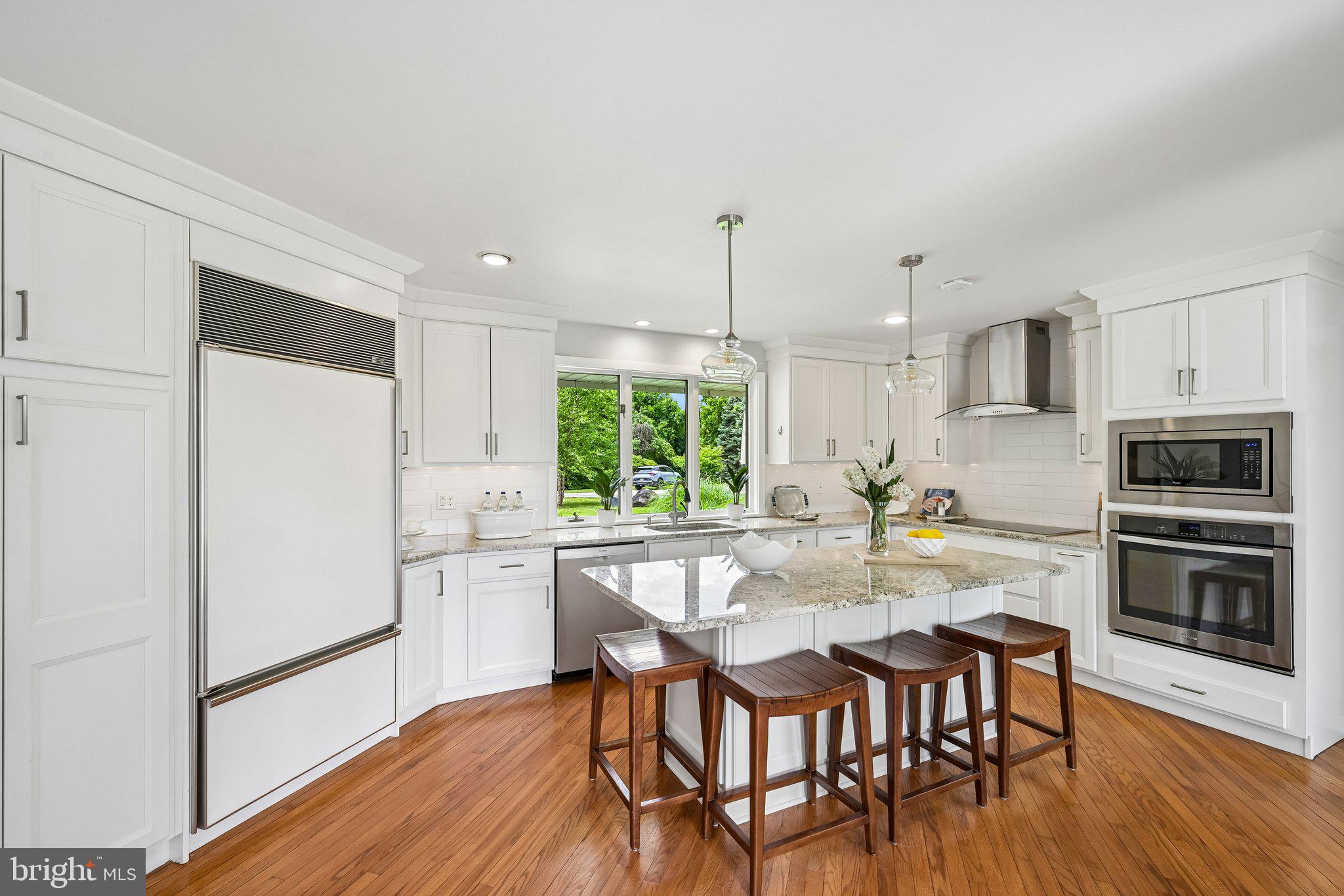989 Delchester Road Newtown Square, PA 19073 - Photo 17 of 67 Updated Kitchen with access to the deck