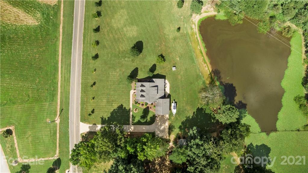 178 Buck Fraley Road Cherryville, NC 28021 - Photo 13 of 47 an aerial view of a residential houses with swimming pool