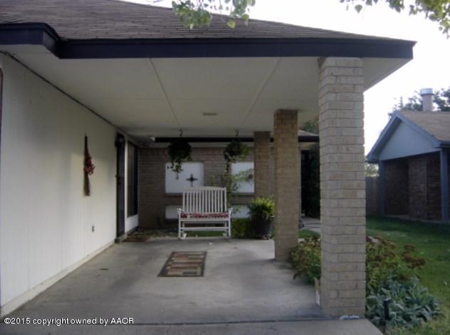 3103 Surf Drive Amarillo, TX 79110 - Photo 2 of 19 carport-porch