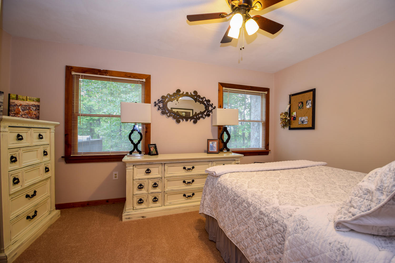 256 Deep Woods Road Hardy, VA 24101 - Photo 14 of 42 a bedroom with a bed dresser and a window