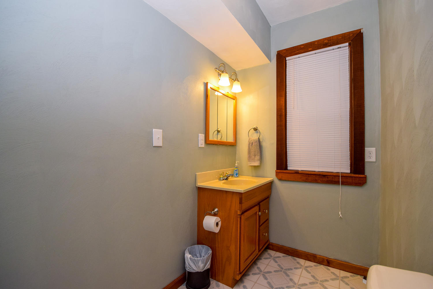 256 Deep Woods Road Hardy, VA 24101 - Photo 26 of 42 a bathroom with a sink a mirror and a toilet