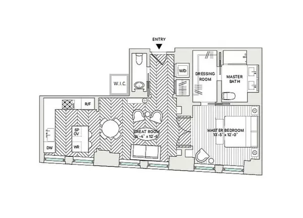 $2,250,000 | 108 Leonard Street, Unit 5D | TriBeCa