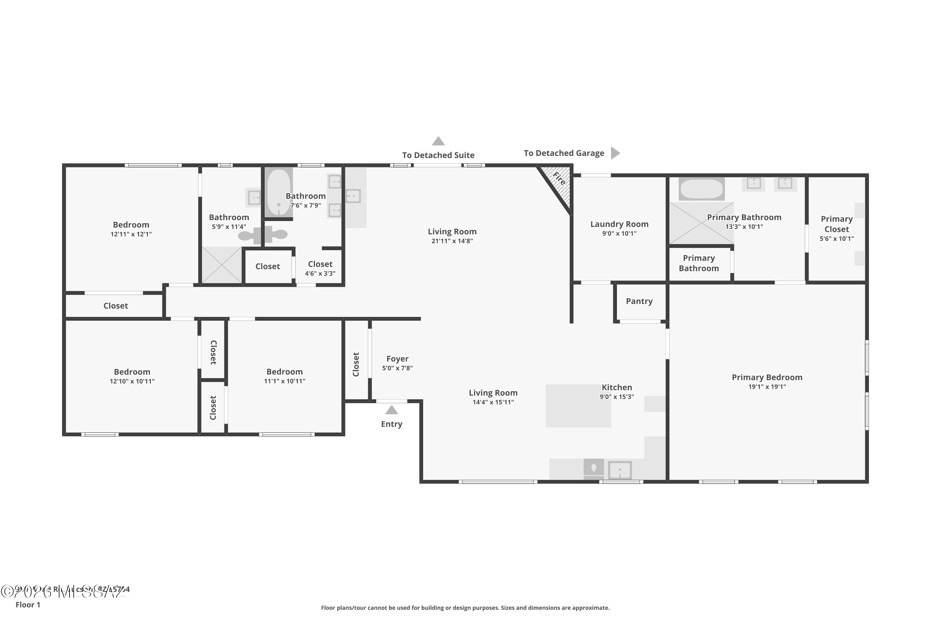950 West Ina Road Tucson, AZ 85704 - Photo 52 of 54 a picture of a floor plan