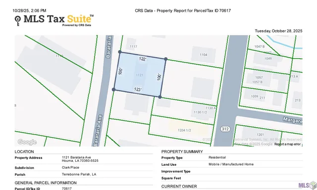 $40,000 | 1121 Barataria Avenue, Houma, LA 70360