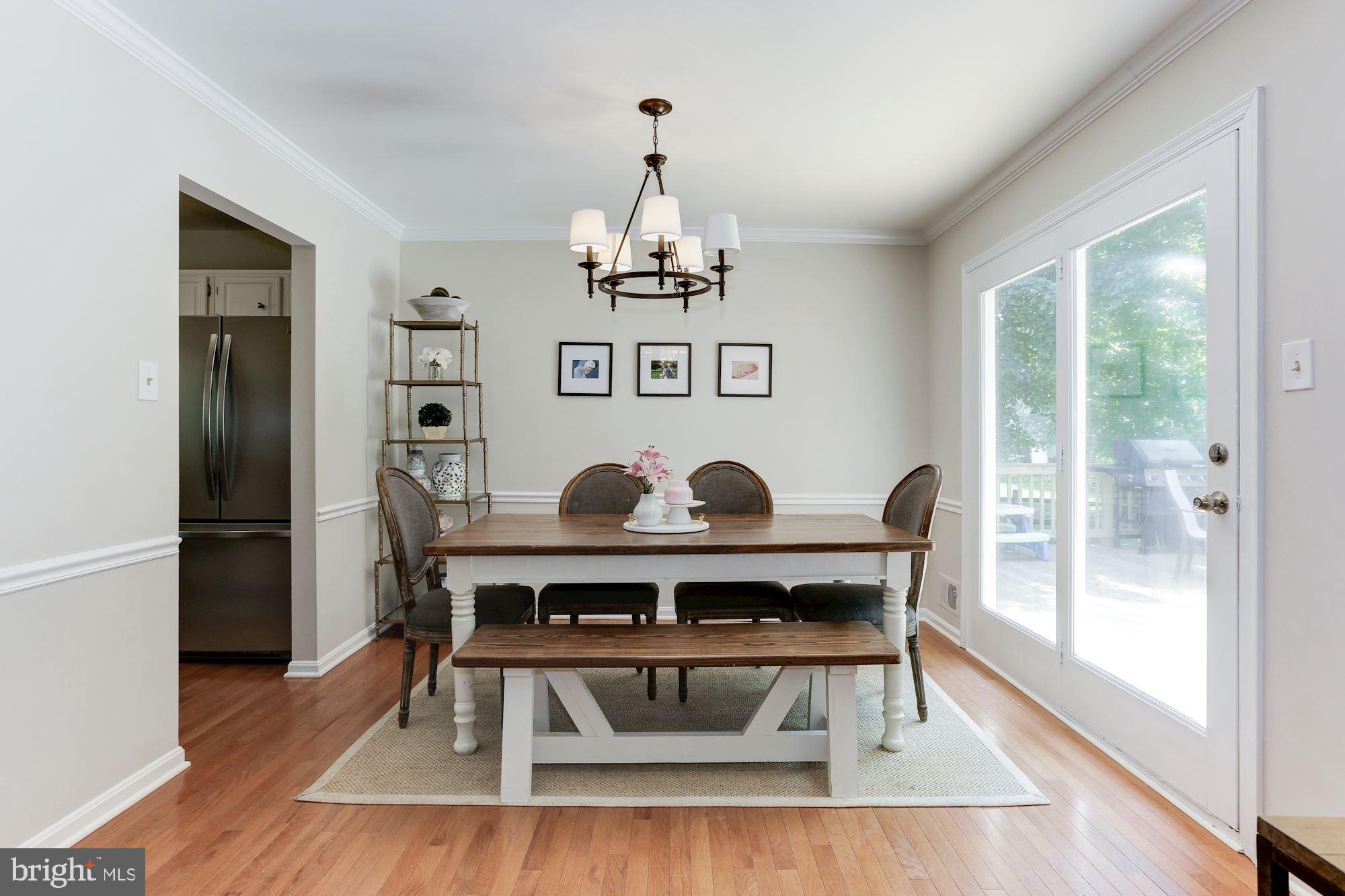 12335 Coleraine Court Reston, VA 20191 - Photo 14 of 84 Dining Room - New Chandelier